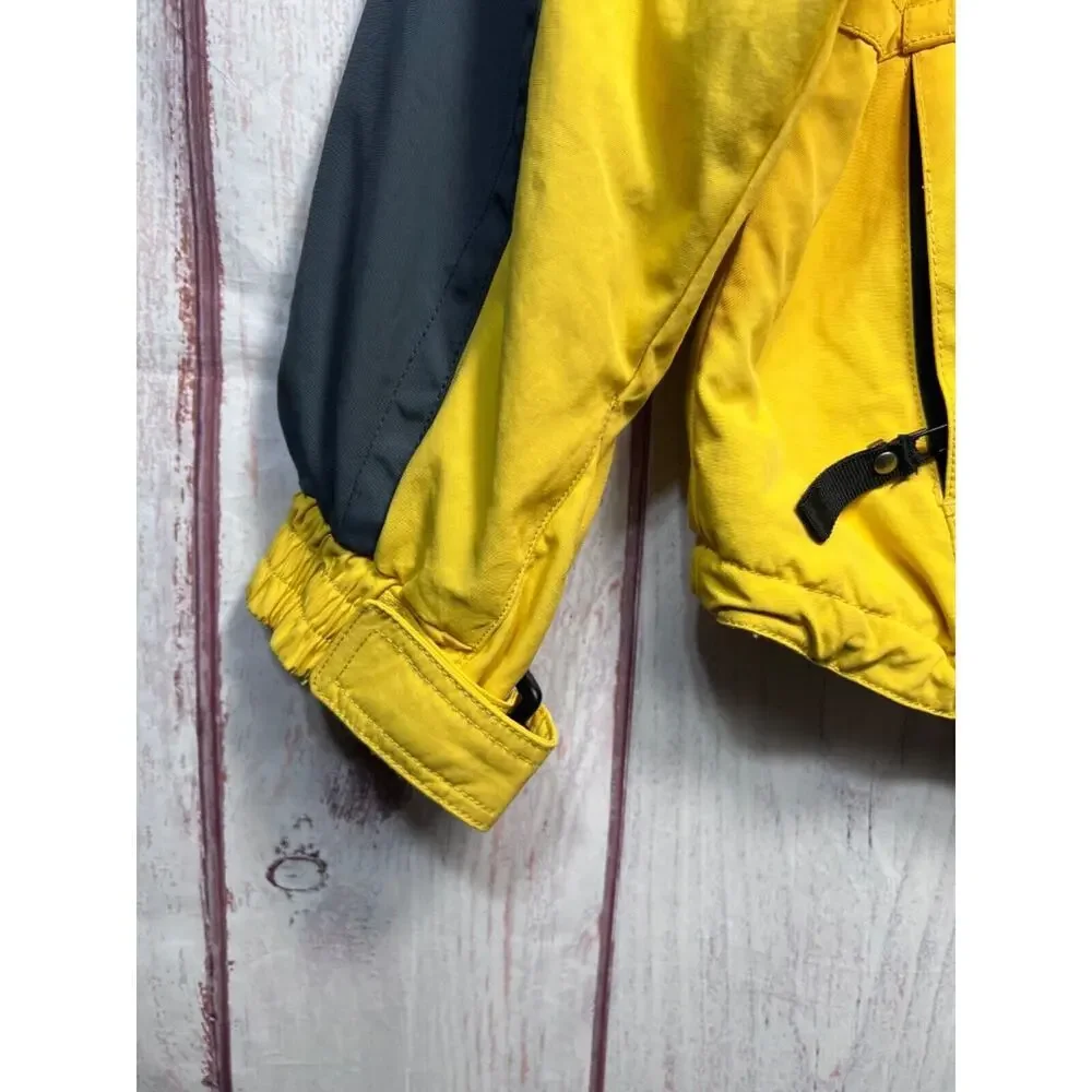 Marker Ski/Snowboard Insulated 2 In 1 Jacket Coat Yellow Gray Youth Size 6